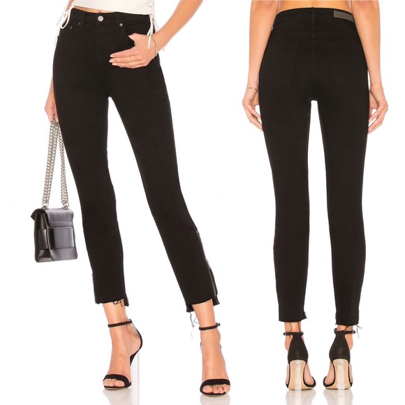 ✨NWT✨ GRLFRND Kendall High Rise Zipper Ankle Skinny Jeans SZ 27 (4/SM) - Picture 1 of 9